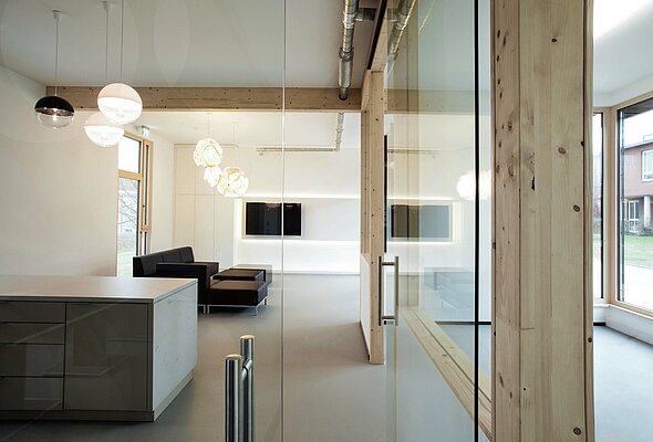 Blick in die Büroräume der Firma Riegg & Partner Intercorp