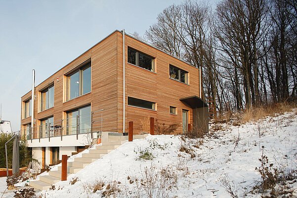 Wohn- und Bürogebäudes in Passivbauweise