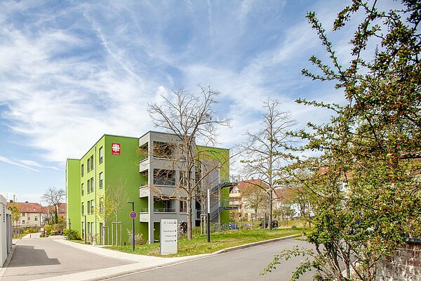 Treppenaufgang des Wohn- und Altenpflegeheim St. Ludwig in Ansbach