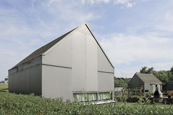 Lauben der Kleingartenanlage auf der Erba Insel Bamberg